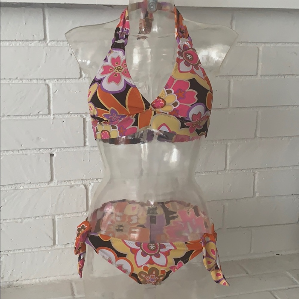 Bond Girl Retro Bikini Side-Tie Halter S